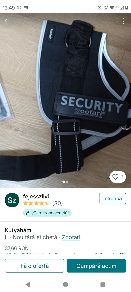 Ham câine mărime xl