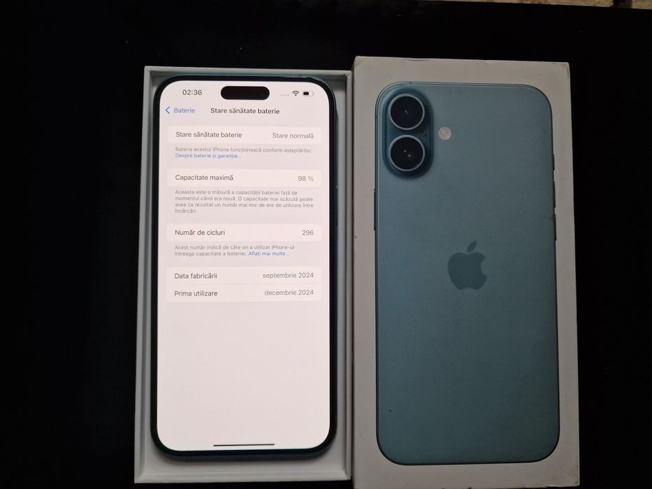 Iphone 16 plus 128gb.Accept schimburi!!