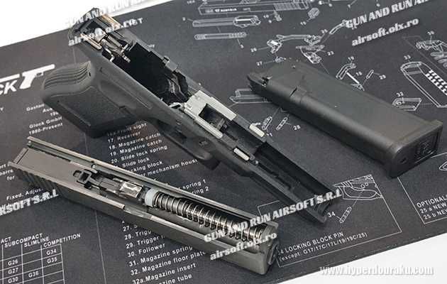 Pistol *Putere Modificata 5J REAL* COLT 1911 (Airsoft GREU FULL METAL)