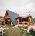 Vand cabana Tip A, Frame pe structura din lemn