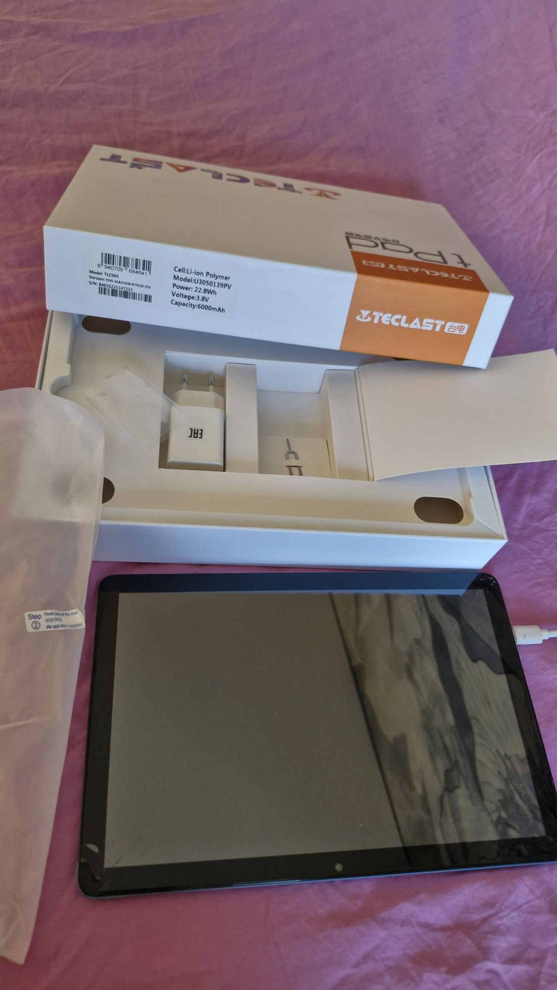 Планшет Teclast P30S 10-дюймовый с Android 12 в  металлическом