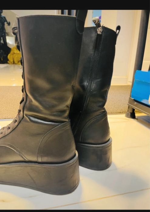 Ghete  / bocanci piele naturala zara 40