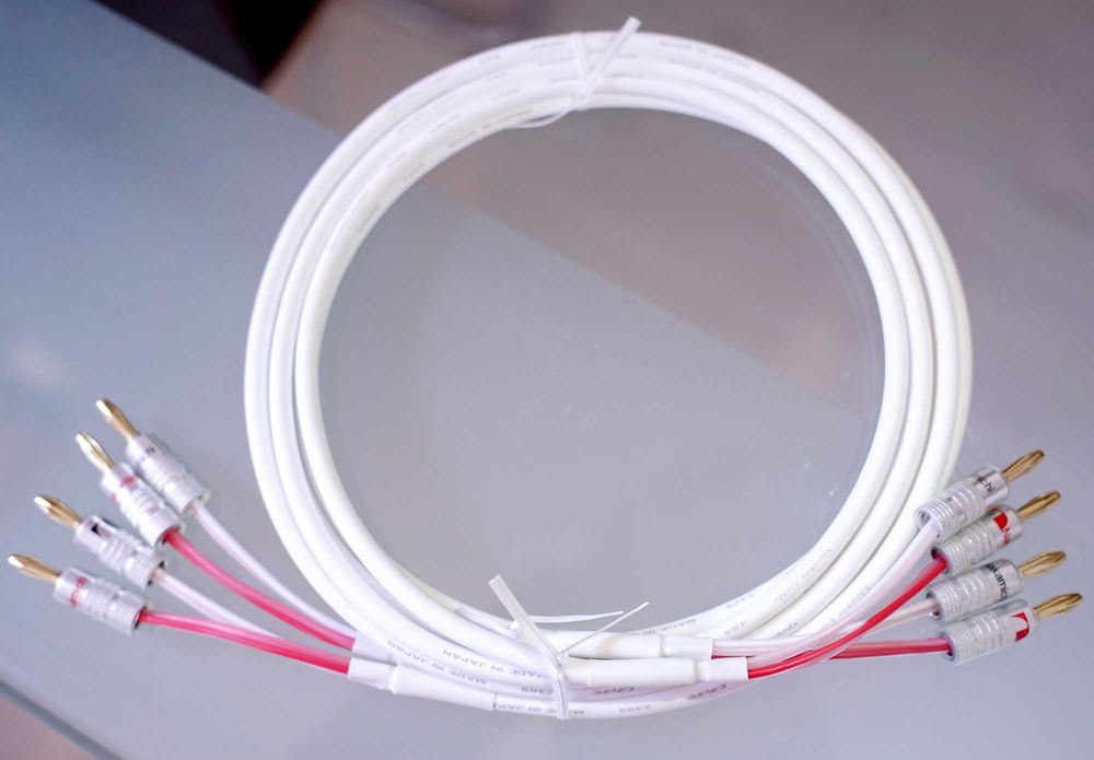 CANARE Japan - set cabluri audio boxe 2m mufe banana Nakamichi