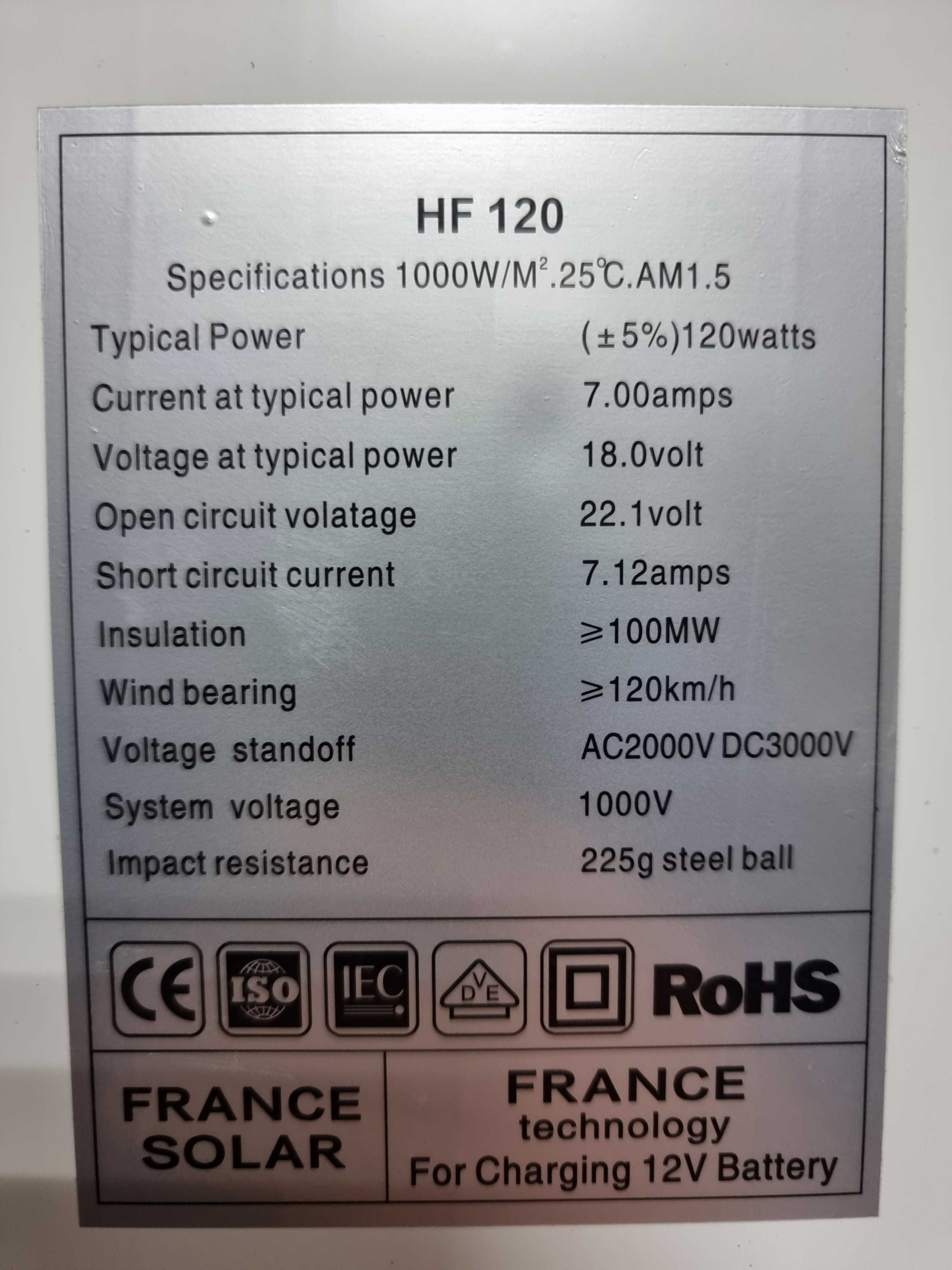 Мощен Соларен куфар 240W 12v фотоволтаичен панел къмпинг каравана