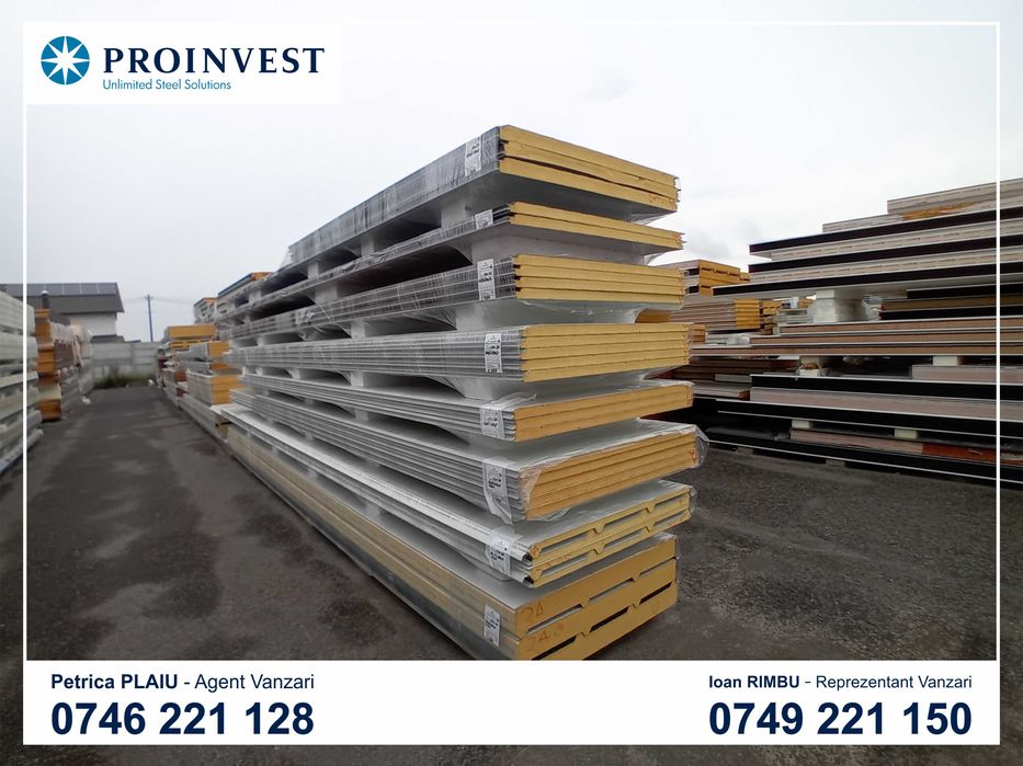 Panouri sandwich – Calitate a II-a, Pașcani! Prețuri de producător !