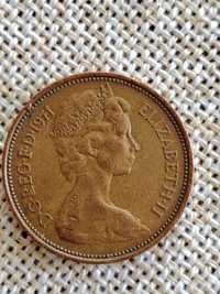 Moneda 1971 New Pence 2, Elizabeth II