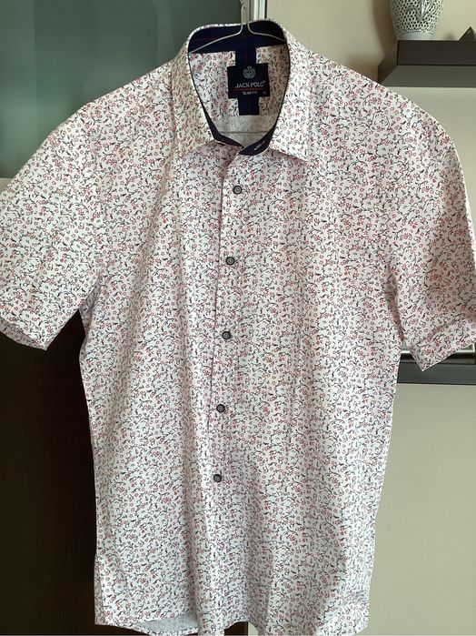 Camasa maneca scurta Jack Polo XL slim fit