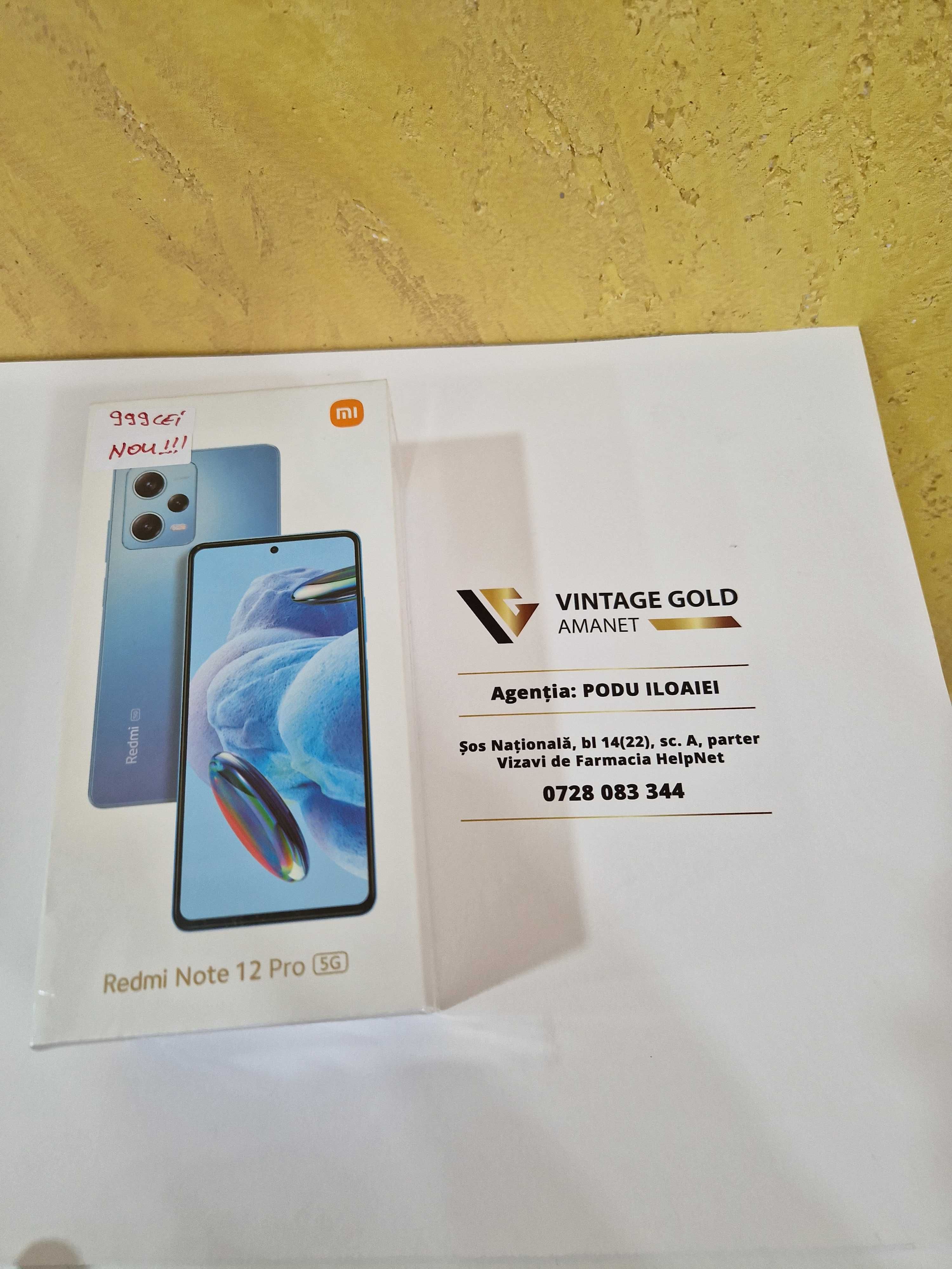 Xiaomi Redmi Note 12Pro 6GB RAM,128GB,Amanet Vintage Gold Podu Iloaiei