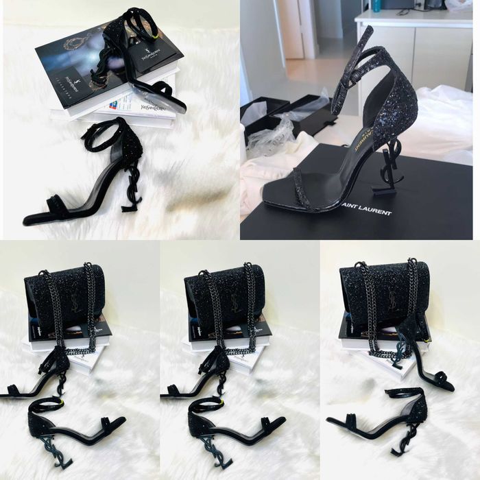 Сандали обувки на ток дамски