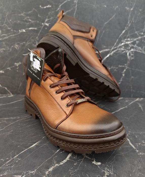 Ghete Enzo Bertini *piele naturală*cool*casual*iarnă