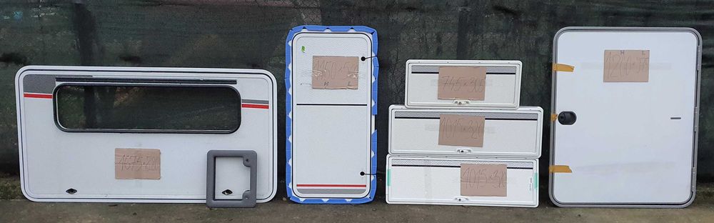 Usi de vizitare acces cort, bagaje pentru rulota, autorulota, etc