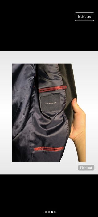Sacou Tommy Hilfiger din catifea mărimea M nou cu eticheta