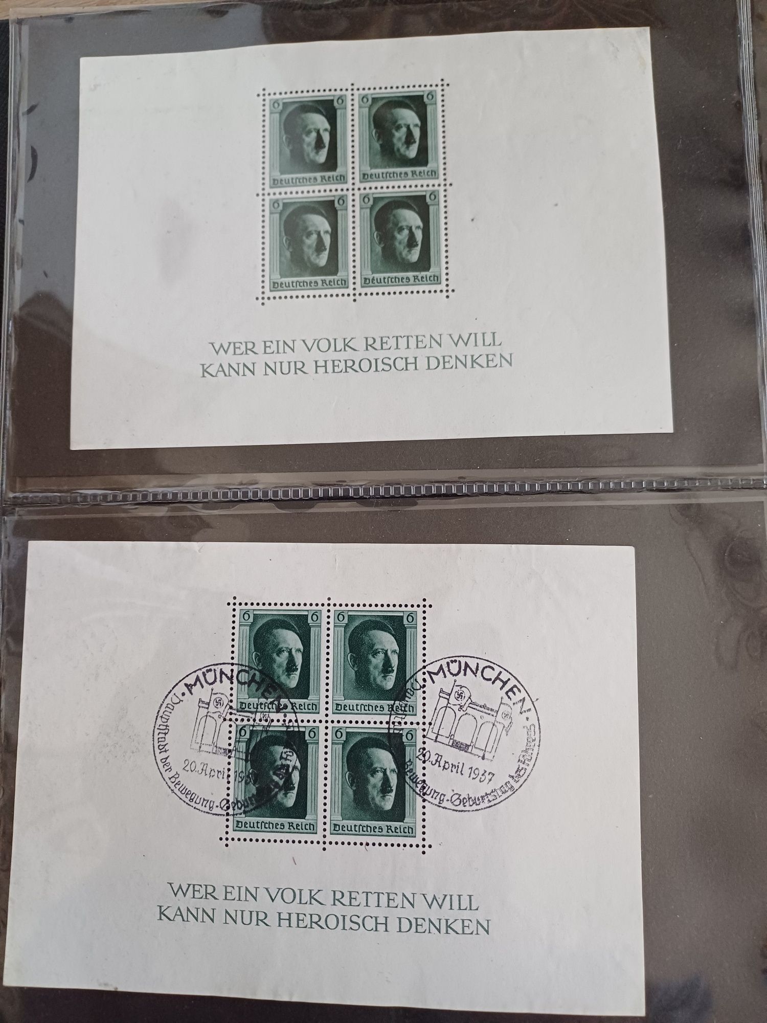 Colița și timbre Imperiul German și al 3-lea Reich