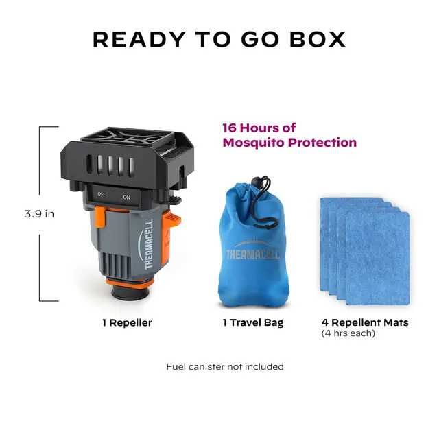 Dispozitiv Anti-Tantari ThermaCELL BackpackerMosquitoRepeller,sigilat