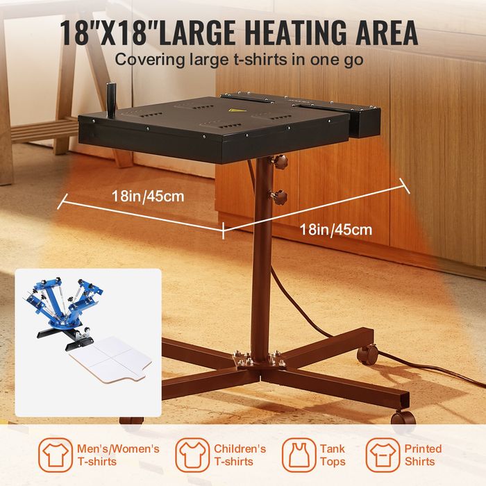 Uscator Flash,457x457mm,Rotativ 360°,Reglabil,Baza X