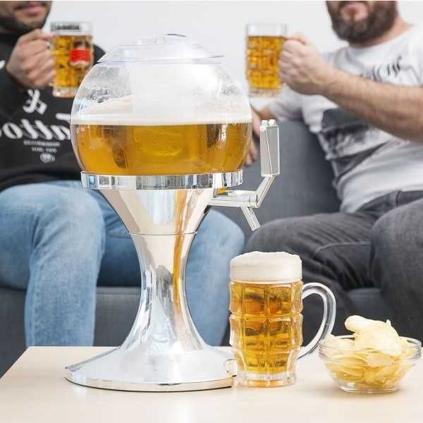 Dispenser bauturi cu Compartiment pentru Gheata si Capac 3.5 L