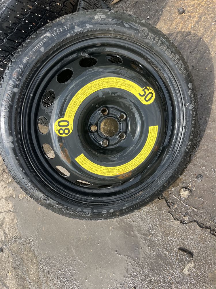 Джанта,патерица,бандажна гума VW 5x100 18