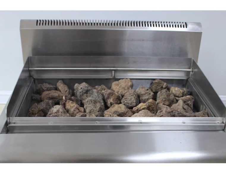 Plita cu Roca Vulcanica si Grill din fonta,5 kg de roca inclusa