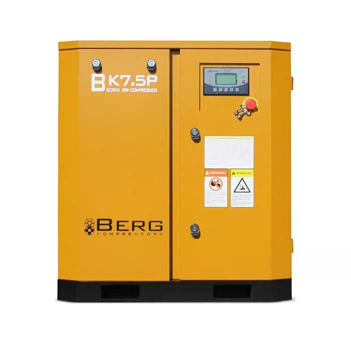 Винтовой компрессор BERG ВК-7.5Р 12 бар / 10 бар / 8 бар / 7 бар