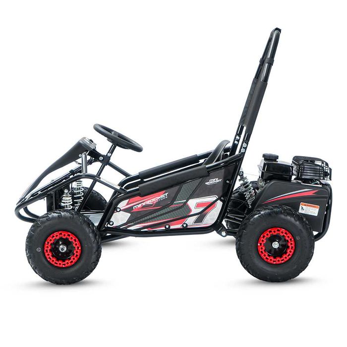Atv copii 98cc Mini Rocket Raptor 6" automat 4T benzina rosu
