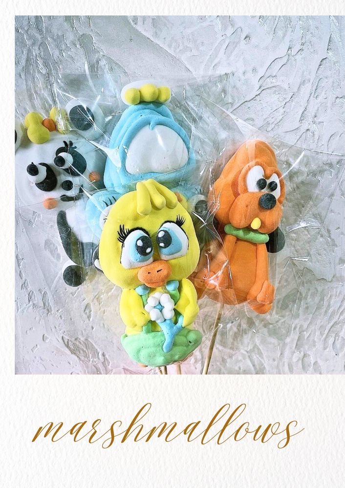подарки из маршмеллоу