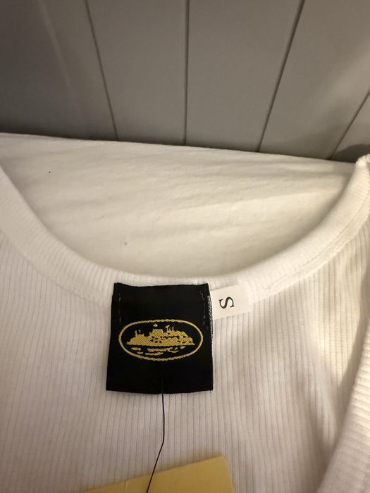 maieu cortiez, marimea S, full white, nou-nout