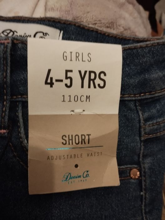 Blugi scurți Denim originali pentru fete