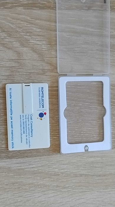 Memorii USB tip card personalizate (Romtelecom)