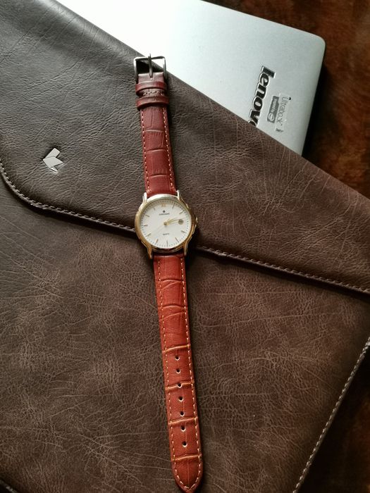 Junghans quartz Ръчен часовник с позлата