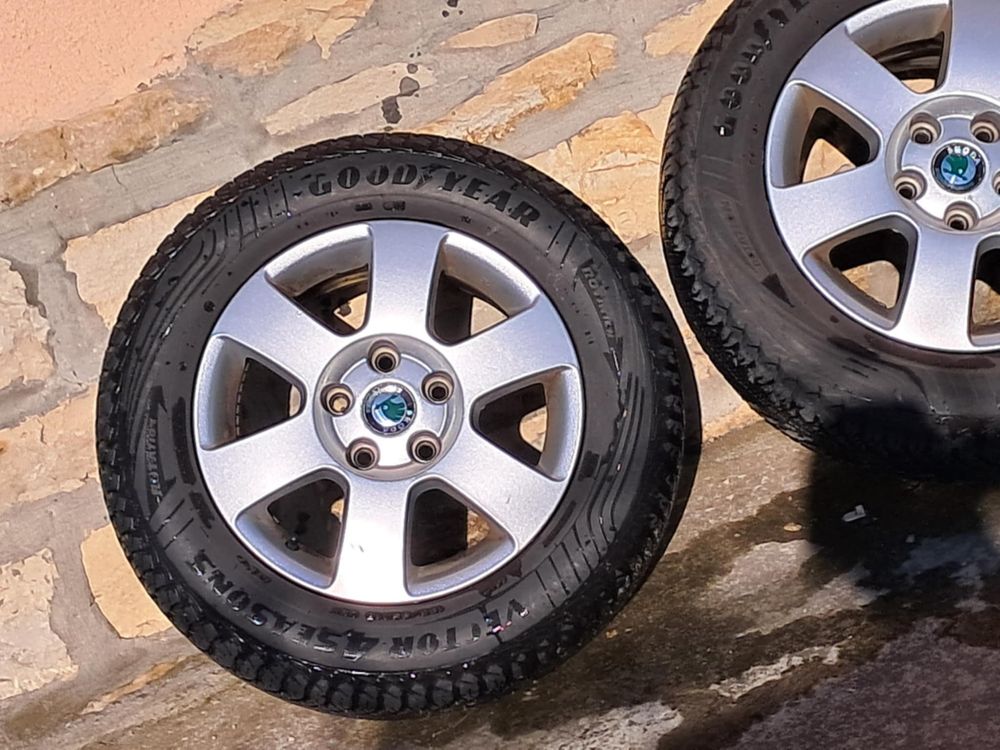 Джанти 15" 5x112 с гуми Audi,VW,Skoda