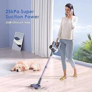Aspirator fara fir cu baterie Lubluelu VC2209 cu ecran tactil