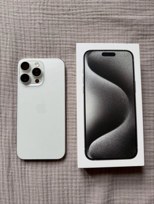 Iphone 15 pro max white 256 gb