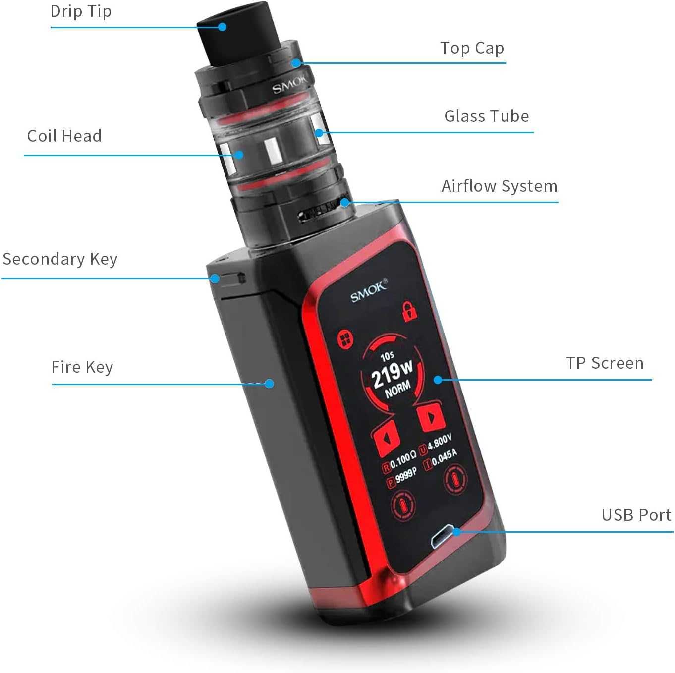 Sigilat! Smok Morph 219W Touch-Screen EU Edition -tigara electronica