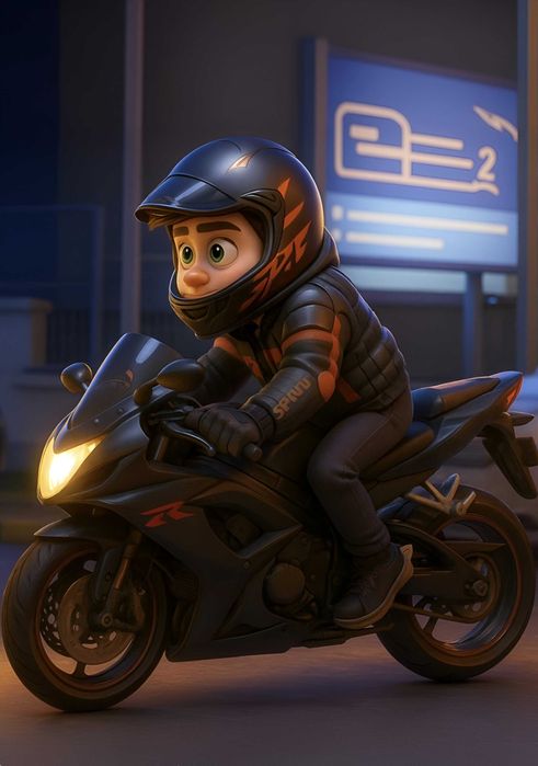 Карикатура / Вашата снимка като PIXAR герой