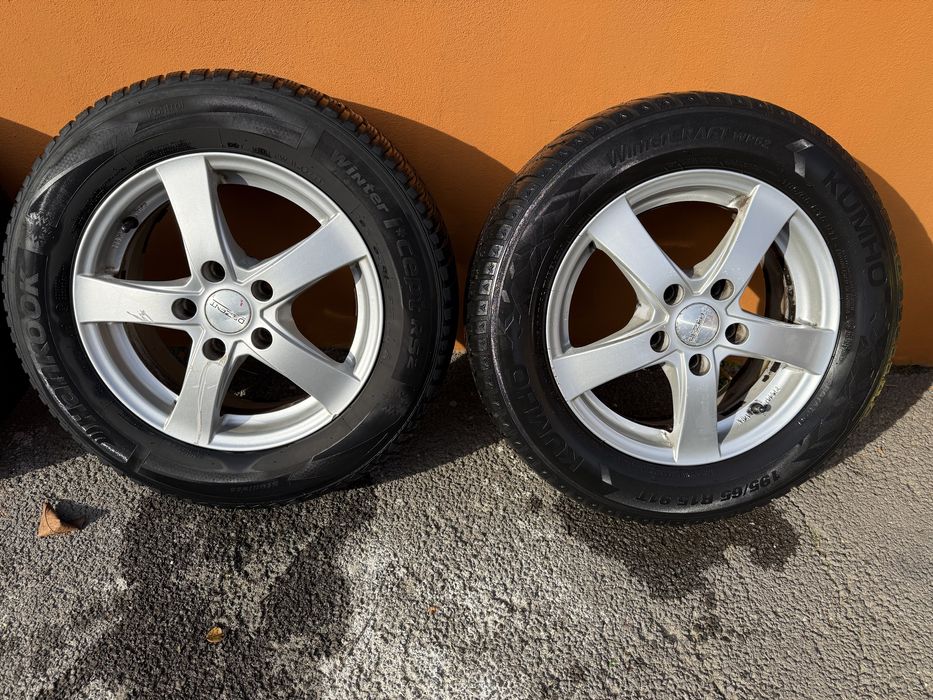 Jante aliaj cu anvelope de iarna R15