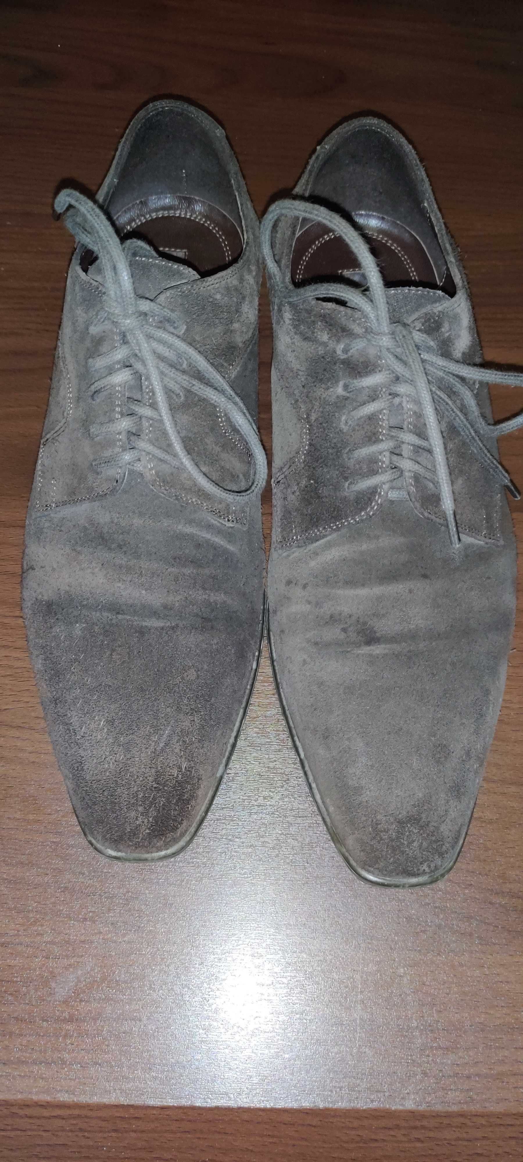 Pantofi Piele Intoarsa Maro WHY Denis 42