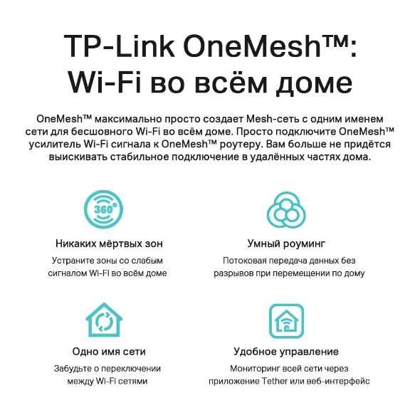 TP-LINK Archer AX20 AX1800
Двухдиапазонный гигабитный роутер Wi‑Fi 6