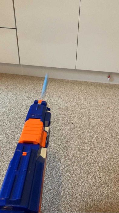 Pușcă Nerf Stryfe, ca nou, jucărie, armă cu gloanțe de spumă