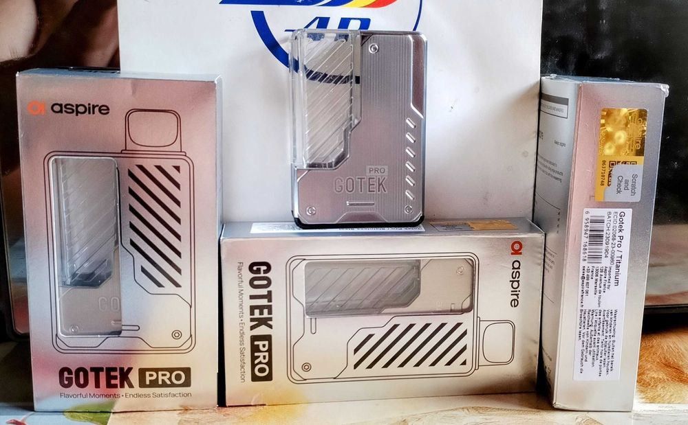 Țigară electronica Aspire Gotek Pro 1500mah Nou (3buc)