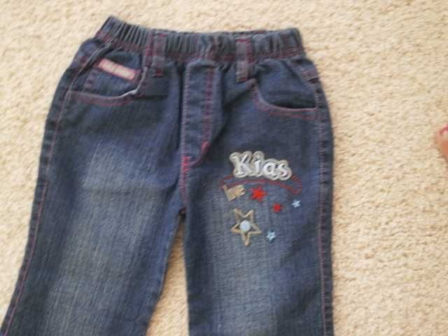 Детски дънков комплект дънково яке с панталон, нов, размер 1