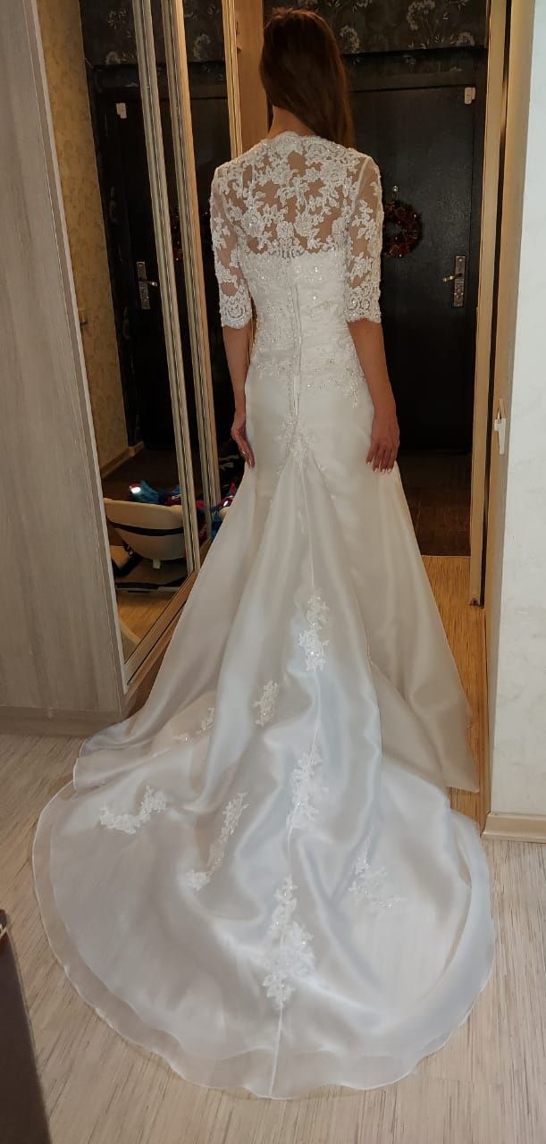 Брендовое свадебное платье Pronovias