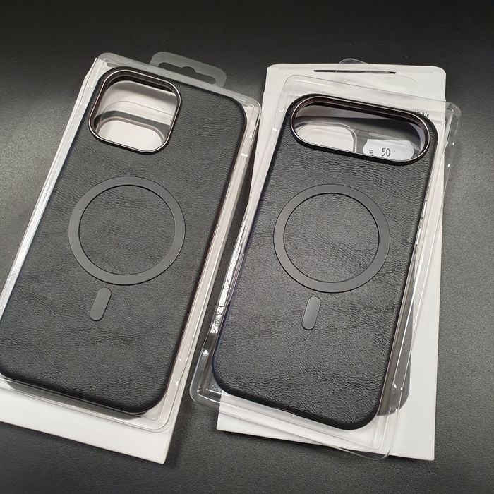 Husa MagSafe iPhone 16 Pro Max . 17 Air .  Piele Eco