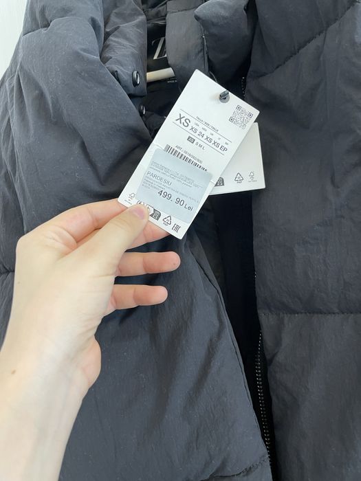 Geaca Zara noua lunga midi