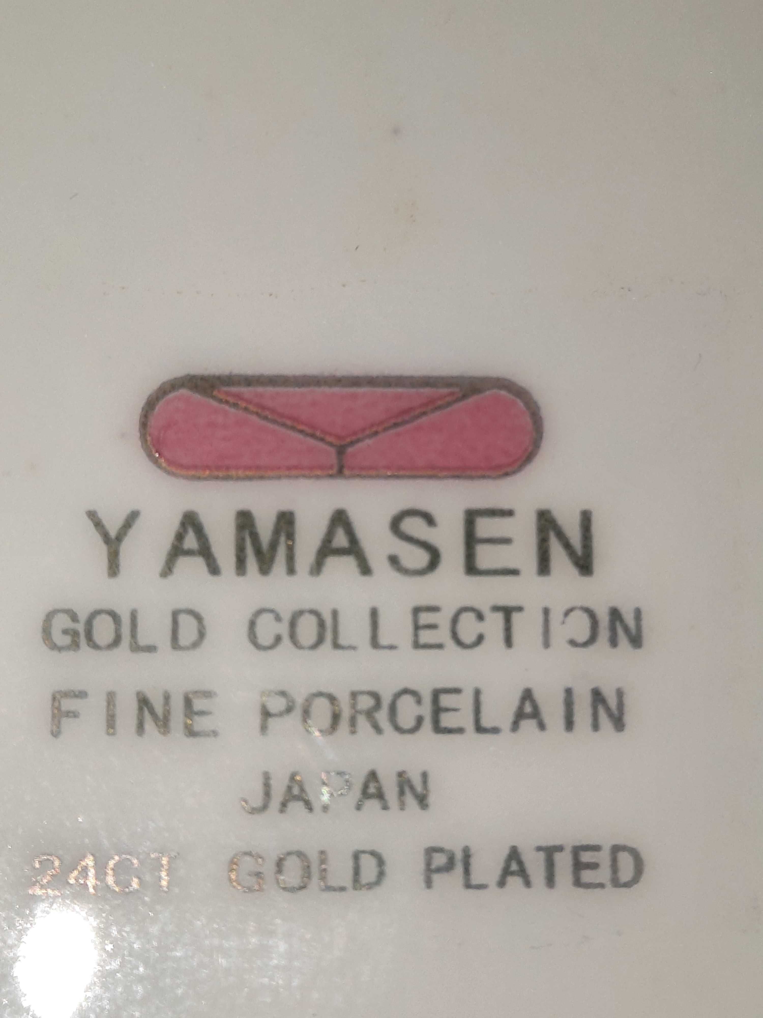 Yamasen Gold collection японски фин порцелан,24 к златно покритие