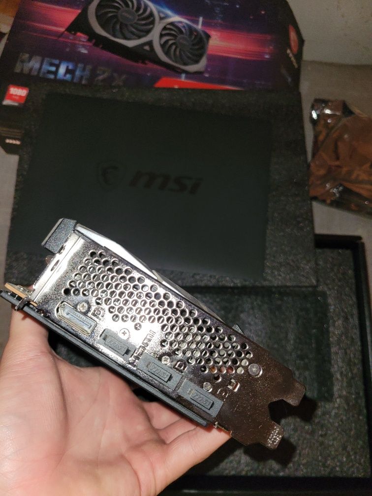 Видеокарта АMD RX 6600 8GB MSI Mech - пълен комплект