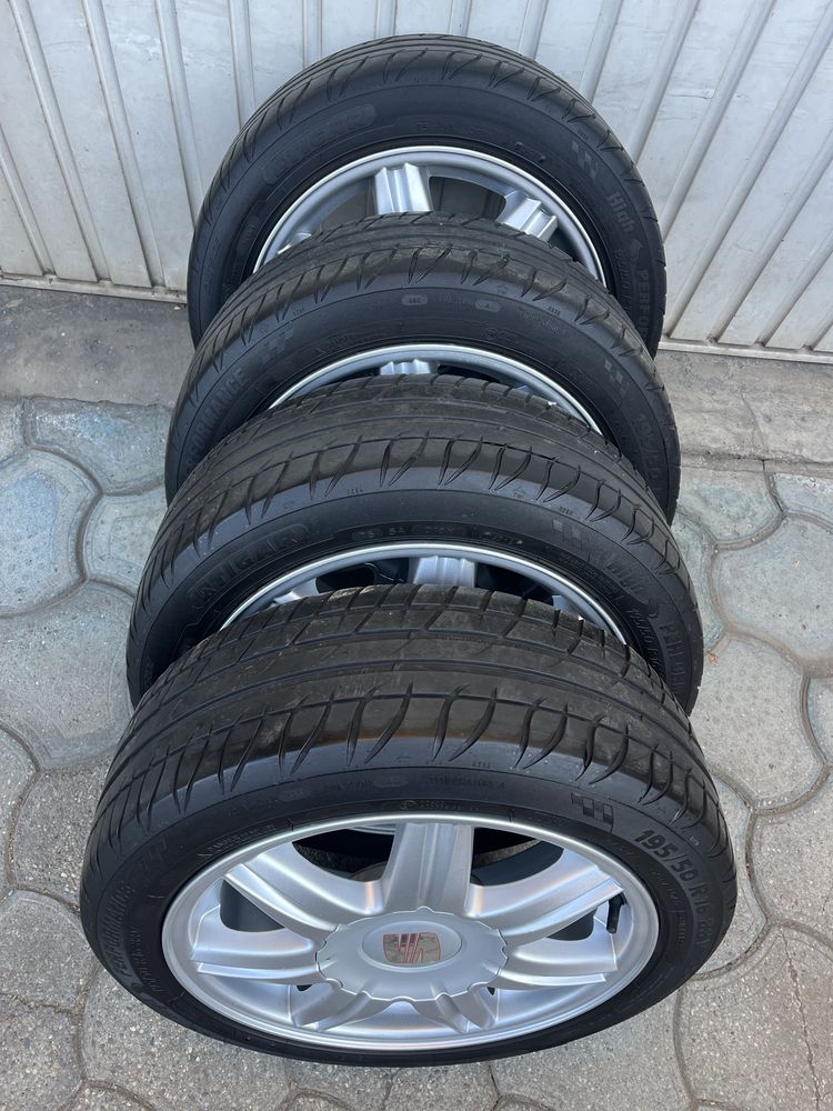 Jante aliaj 5x100mm, 195/50 R16, Seat Ibiza, Vw Polo, Fox, Skoda Fabia