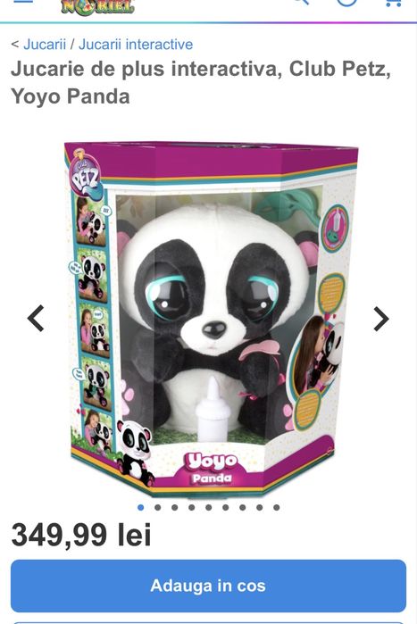 Jucarie urs panda interactiv (yoyo)