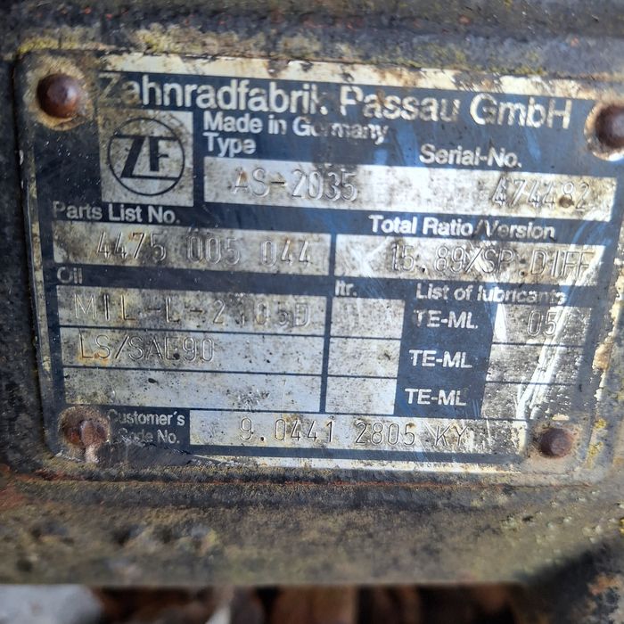 Punte axa fata Deutz ZF AS 2035