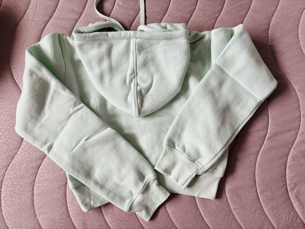 Дамски суичър Crop Mint BeastPink GymBeam