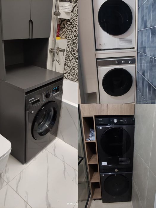 Установка и ремонт Стиральных, Сушильных и моющих машин.Электро и газ